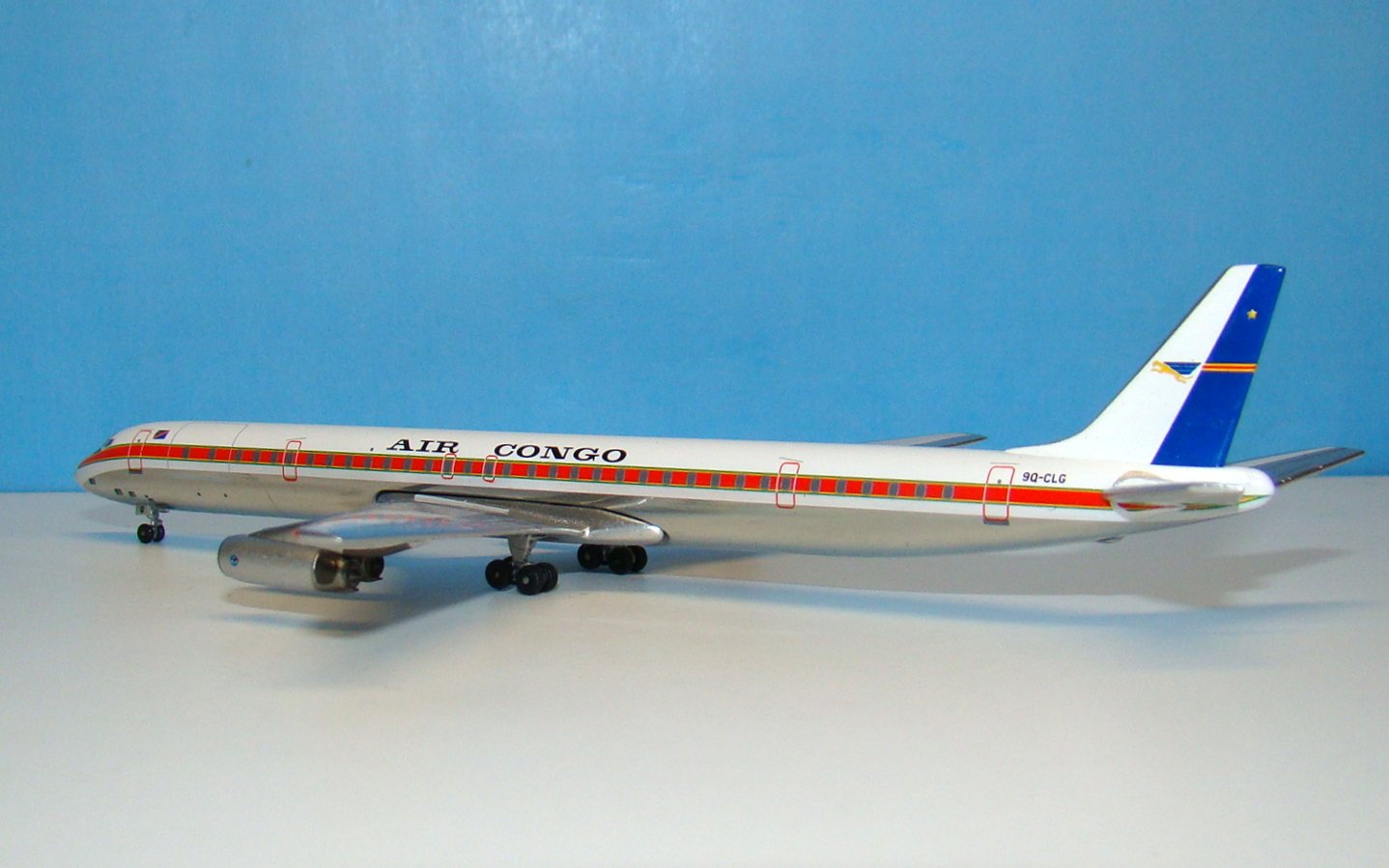 Air Congo Douglas DC-8-63CF 9Q-CLH Aeroclassics 1:400 Scale Model Airliner