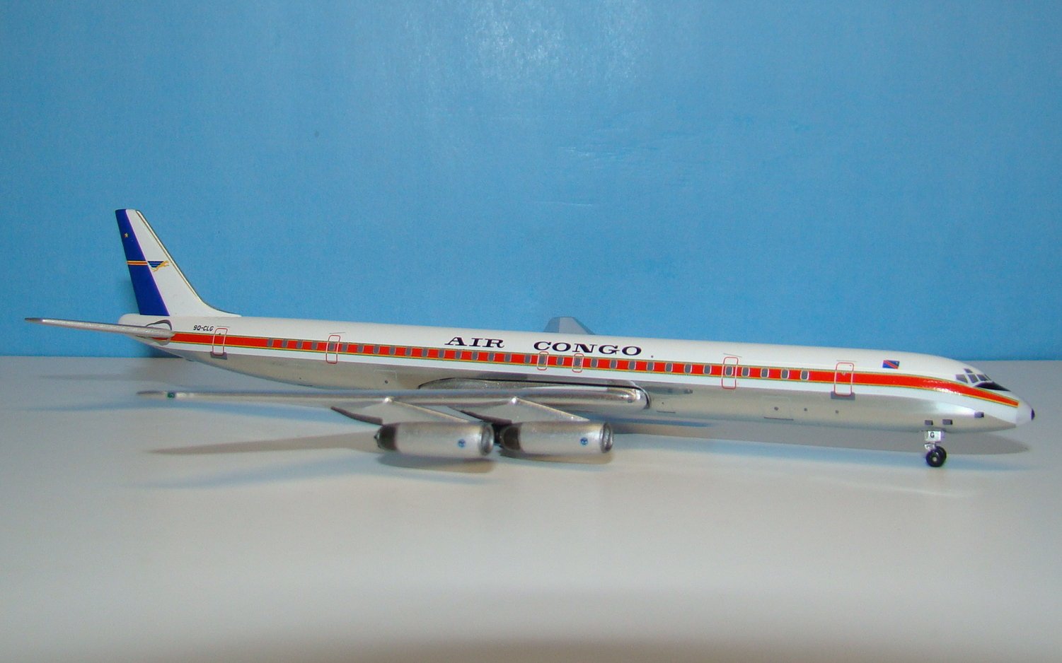 Air Congo Douglas DC-8-63CF 9Q-CLH Aeroclassics 1:400 Scale Model Airliner
