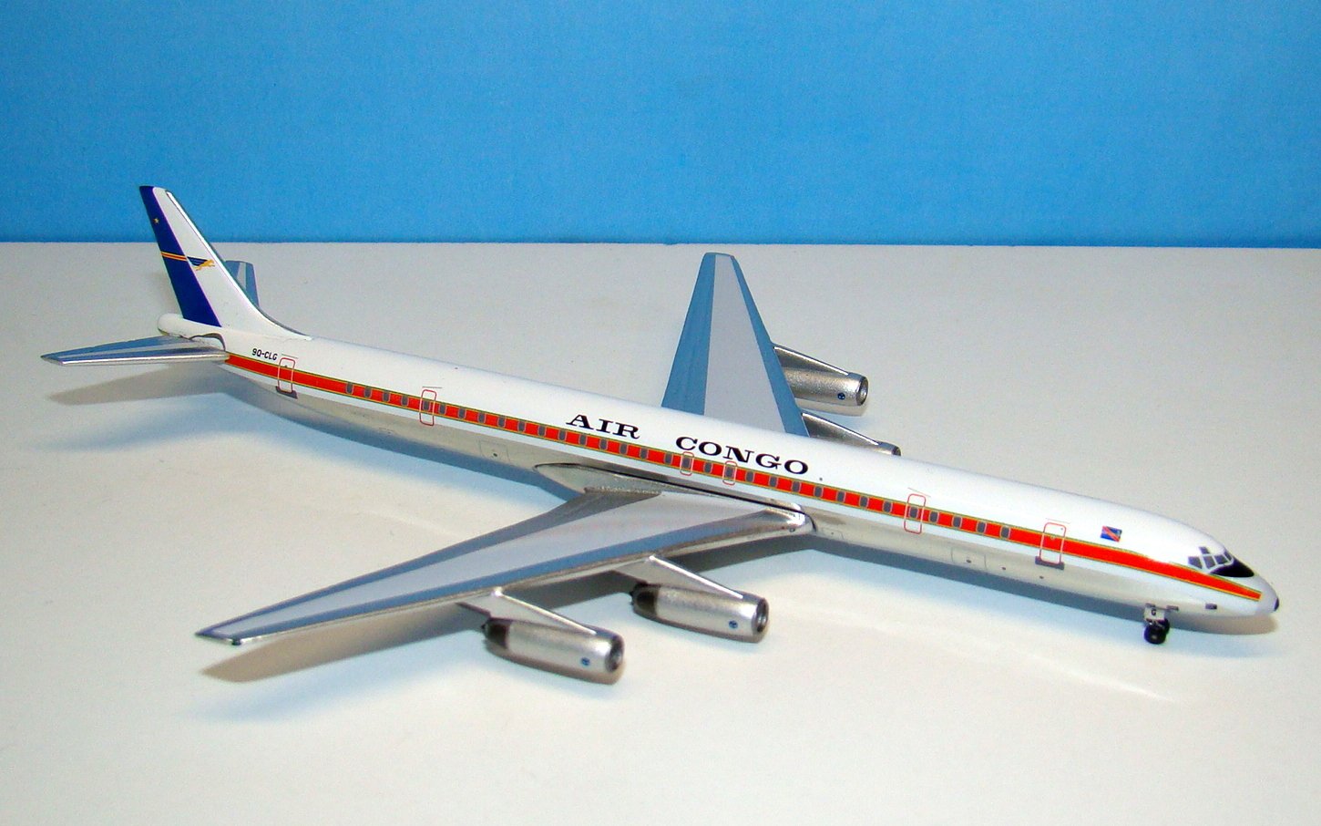 Air Congo Douglas DC-8-63CF 9Q-CLH Aeroclassics 1:400 Scale Model Airliner