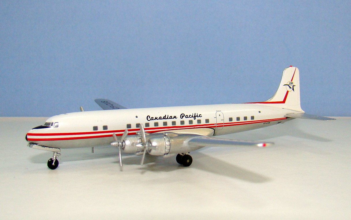 Canadian Pacific Douglas DC-6B CF-CUS Aeroclassics 1:400 Scale Model Airliner