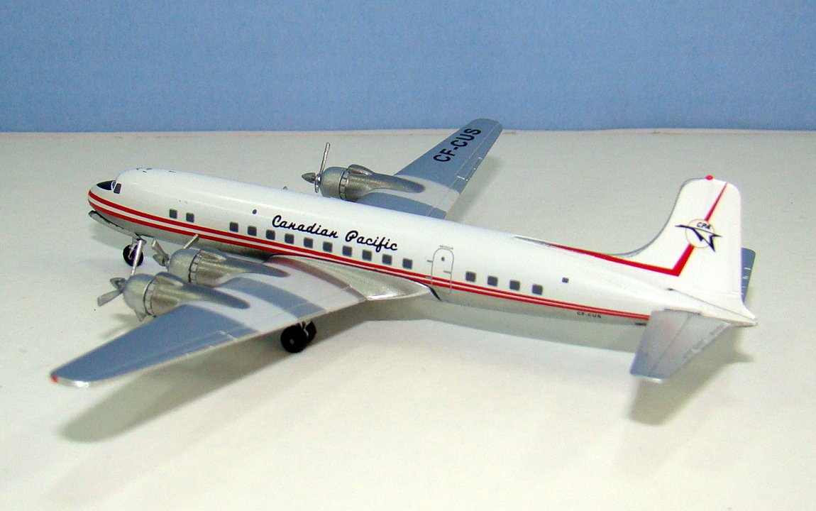 Canadian Pacific Douglas DC-6B CF-CUS Aeroclassics 1:400 Scale Model Airliner
