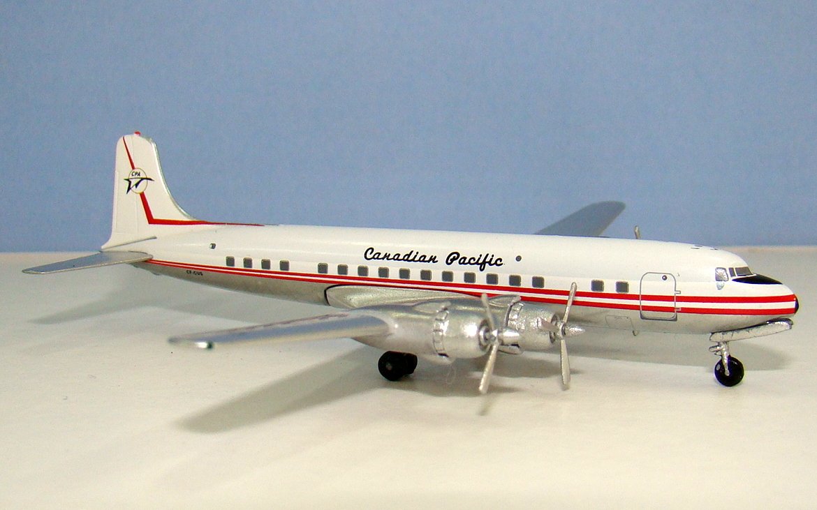 Canadian Pacific Douglas DC-6B CF-CUS Aeroclassics 1:400 Scale Model Airliner