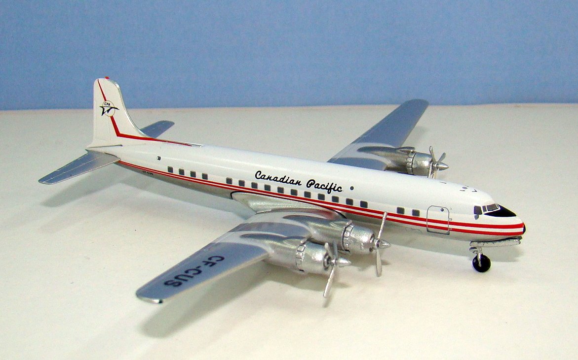 Canadian Pacific Douglas DC-6B CF-CUS Aeroclassics 1:400 Scale Model Airliner