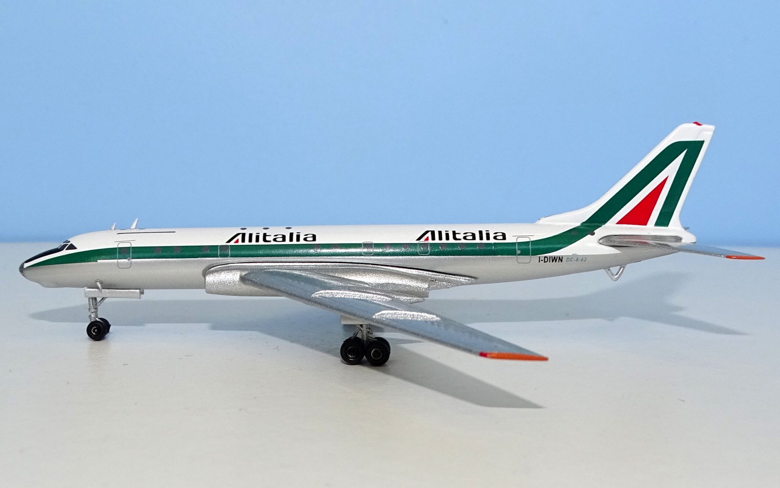 CSA Tupolev Tu-104A OK-NDF 'Fake Alitalia DC-8 Clrs' - 1:400 Scale by Retro Models