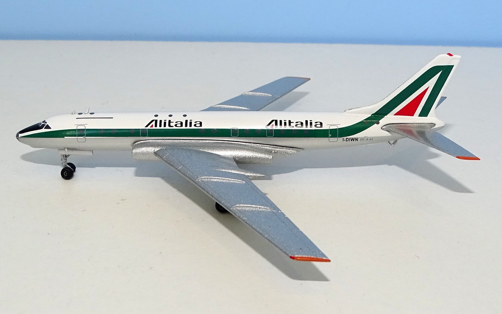 CSA Tupolev Tu-104A OK-NDF 'Fake Alitalia DC-8 Clrs' - 1:400 Scale by Retro Models