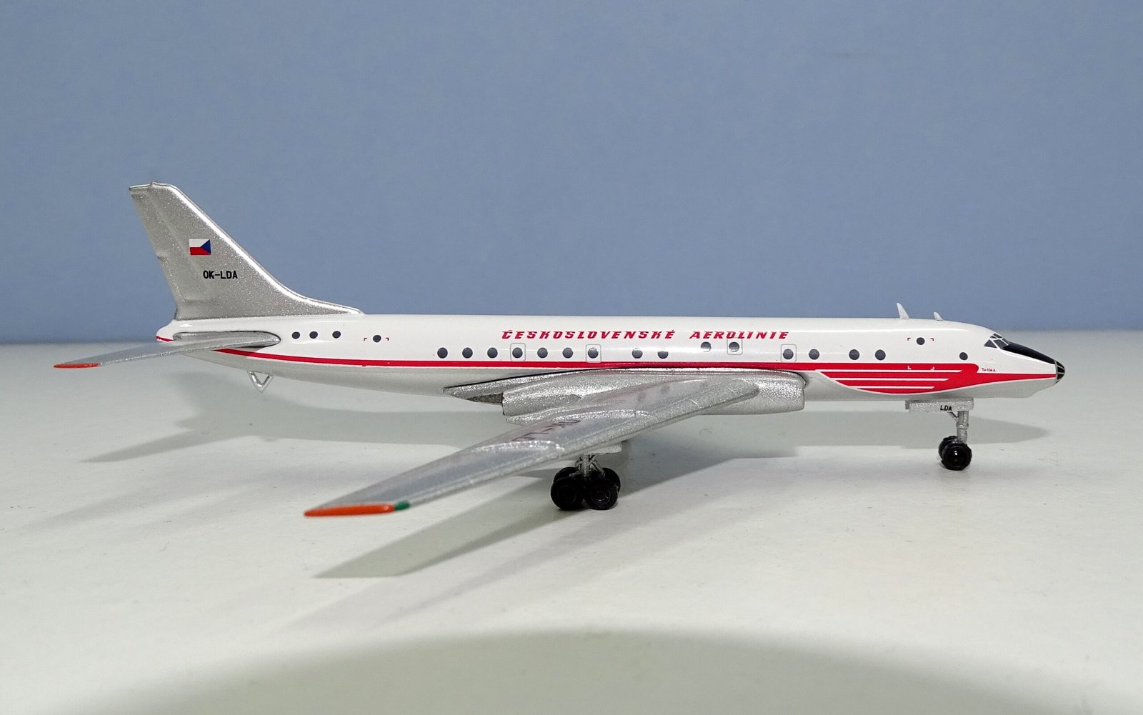 CSA Tupolev Tu-104A OK-LDA - 1:400 Scale by Retro Models