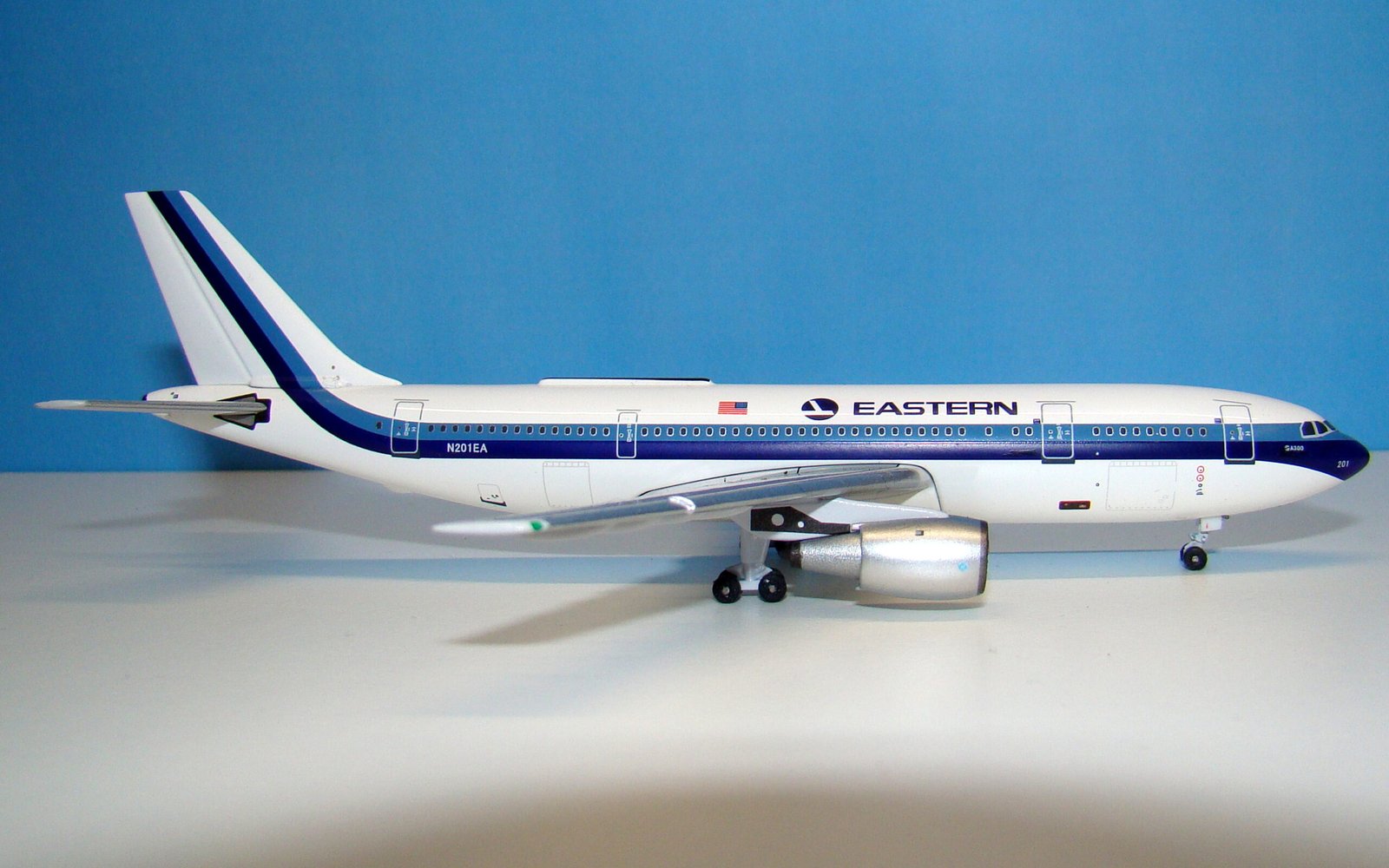 Eastern Air Lines Airbus A300B4-103 N201EA Aeroclassics 1:400 Scale Model Airliner