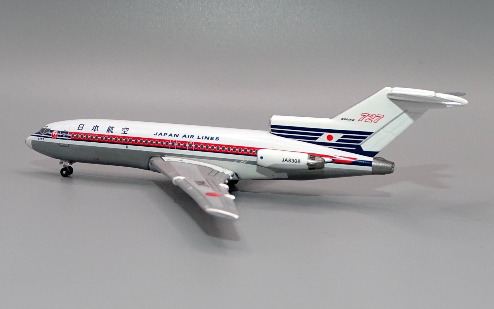 Japan Air Lines Boeing 727-046 JA8308 Aeroclassics 1:400 Scale Die-Cast