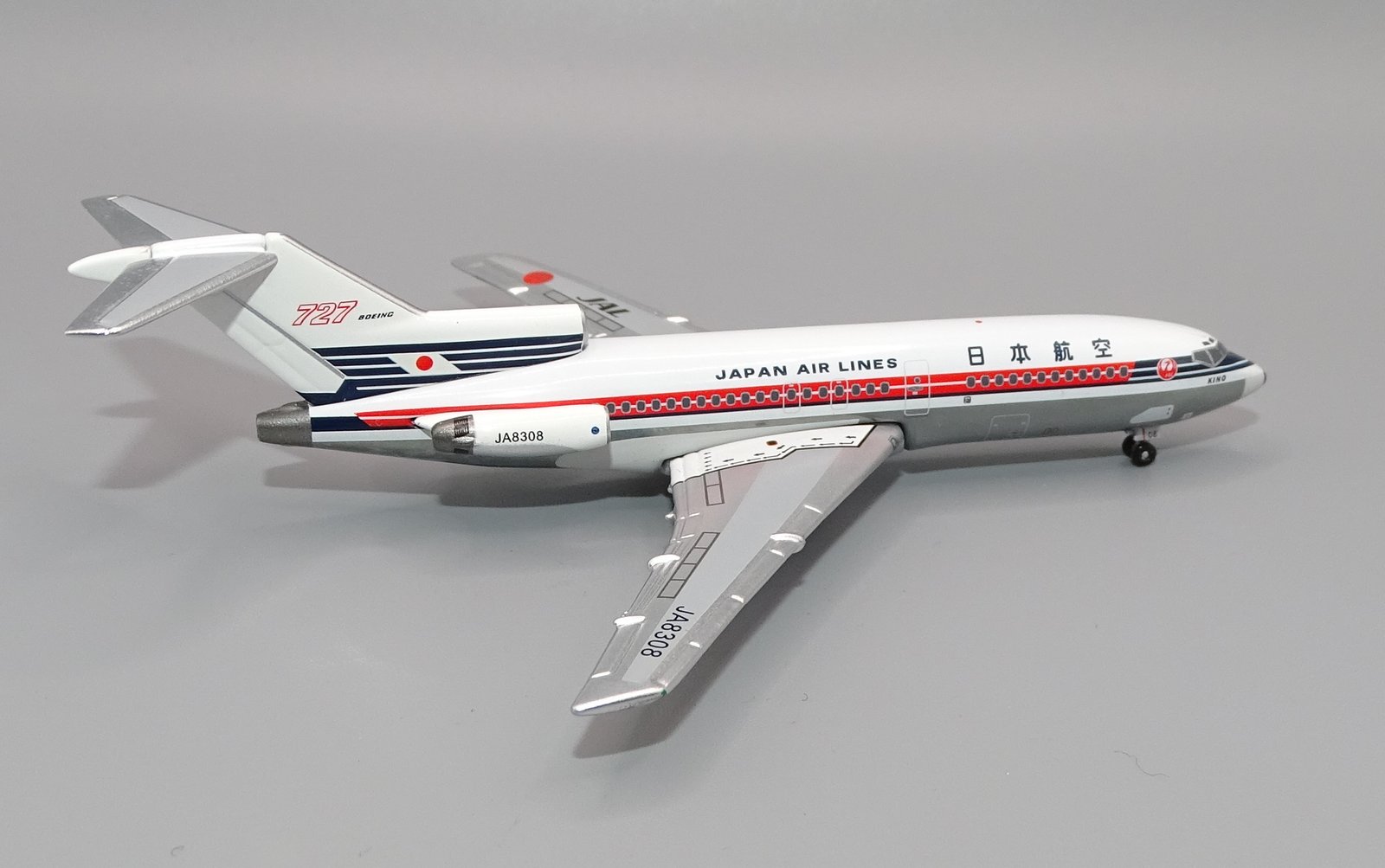 Japan Air Lines Boeing 727-046 JA8308 Aeroclassics 1:400 Scale Die-Cast
