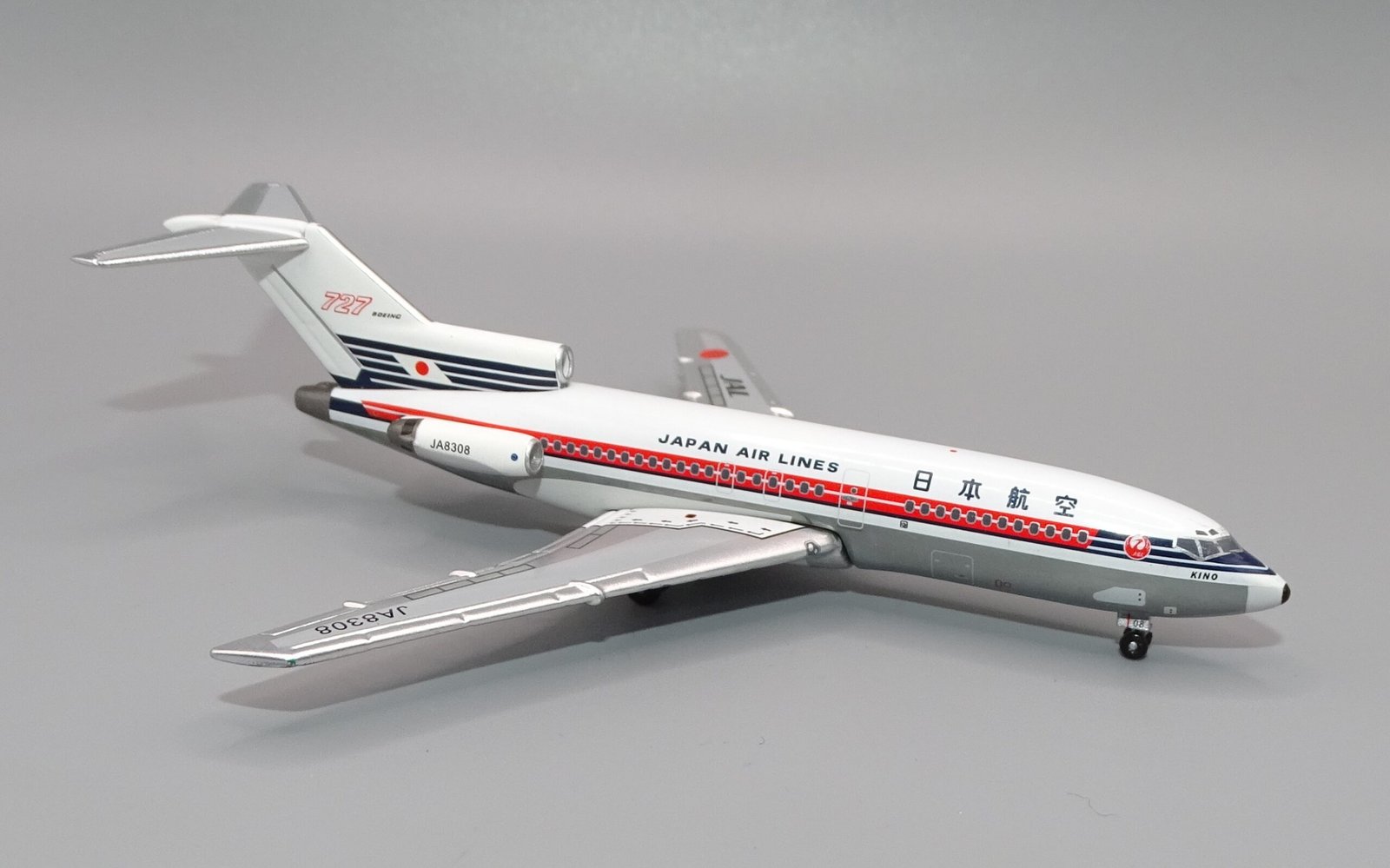 1/400 JAL 日本航空 B727-100 JA8308 Tsuru in Full Flight: JAL in the 1960s - YESTERDAY'S AIRLINES