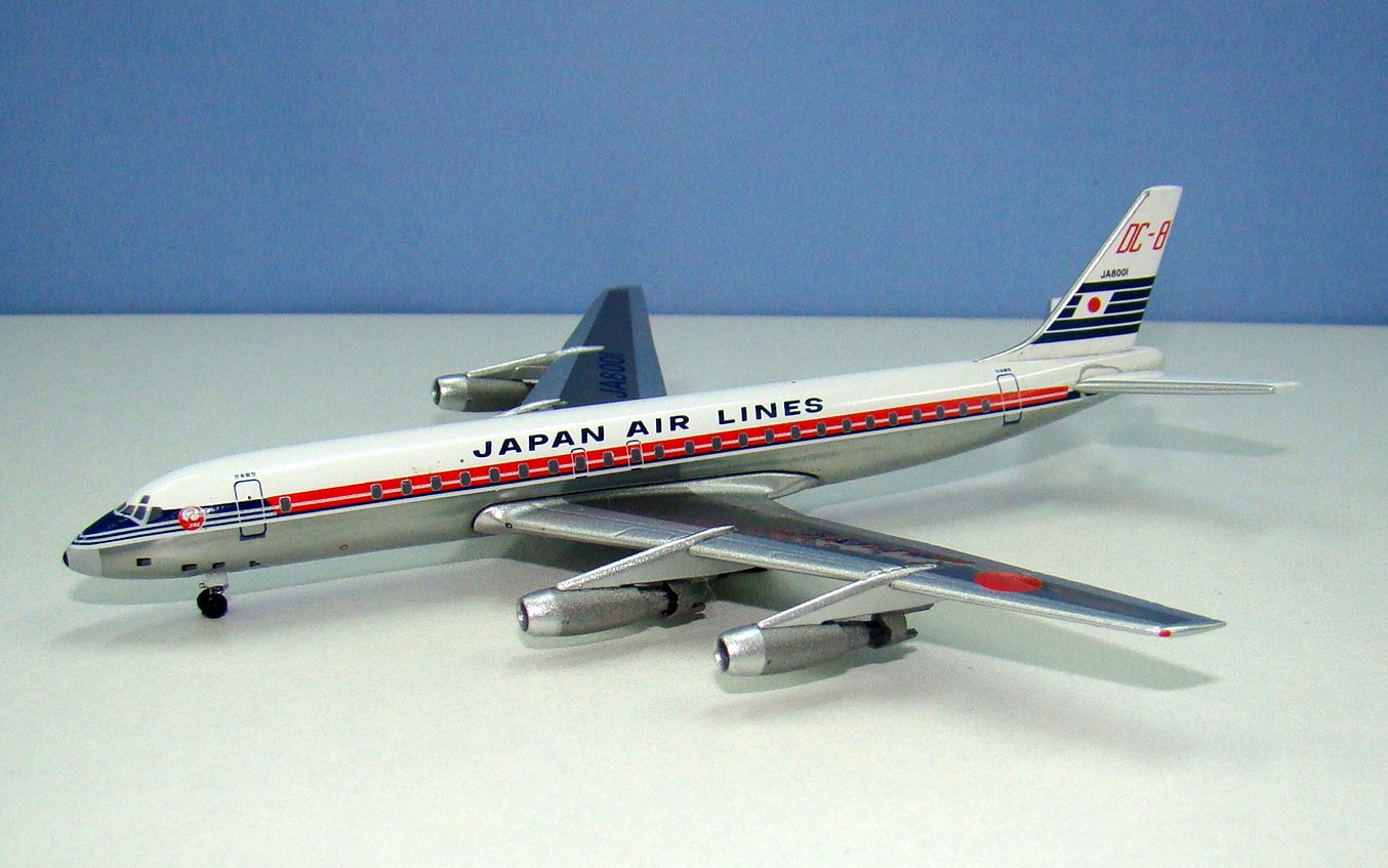 Japan Air Lines Douglas DC-8-32 JA8001 Aeroclassics 1:400 Scale Model Airliner