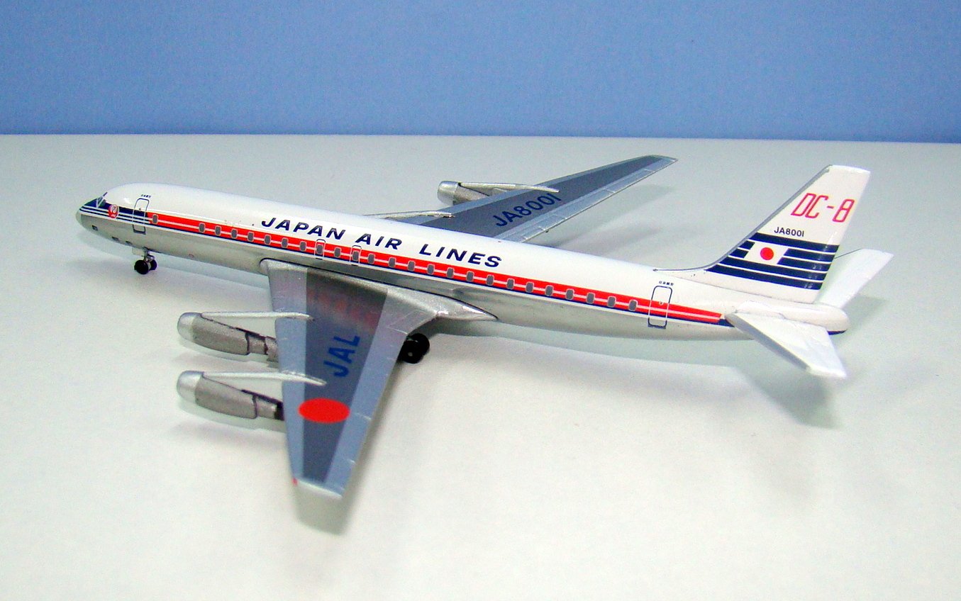 Japan Air Lines Douglas DC-8-32 JA8001 Aeroclassics 1:400 Scale Model Airliner