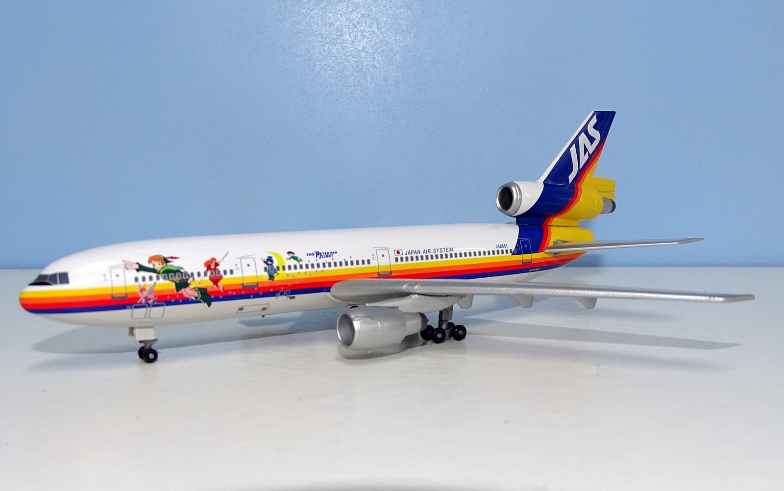 1/200 JAS 日本エアシステムDC10-30 JA8551 ピーターパン Neverland Bound: JAS Peter Pan DC-10 - YESTERDAY'S AIRLINES