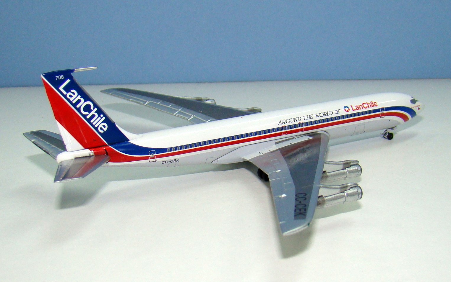 Lan Chile Boeing 707-321B CC-CEK Aeroclassics 1:400 Scale Model Airliner