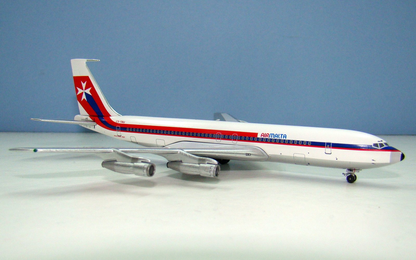 Air Malta Boeing 707-3F5C CS-TBU Aeroclassics 1:400 Scale Model Airliner