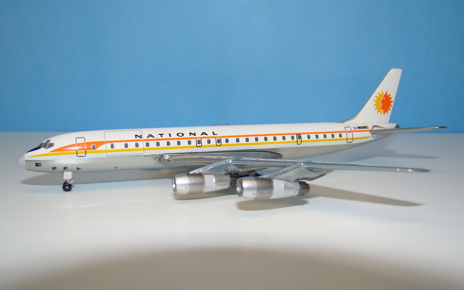 National Airlines Douglas DC-8F-54 N108RD Aeroclassics 1:400 Scale Model Airliner