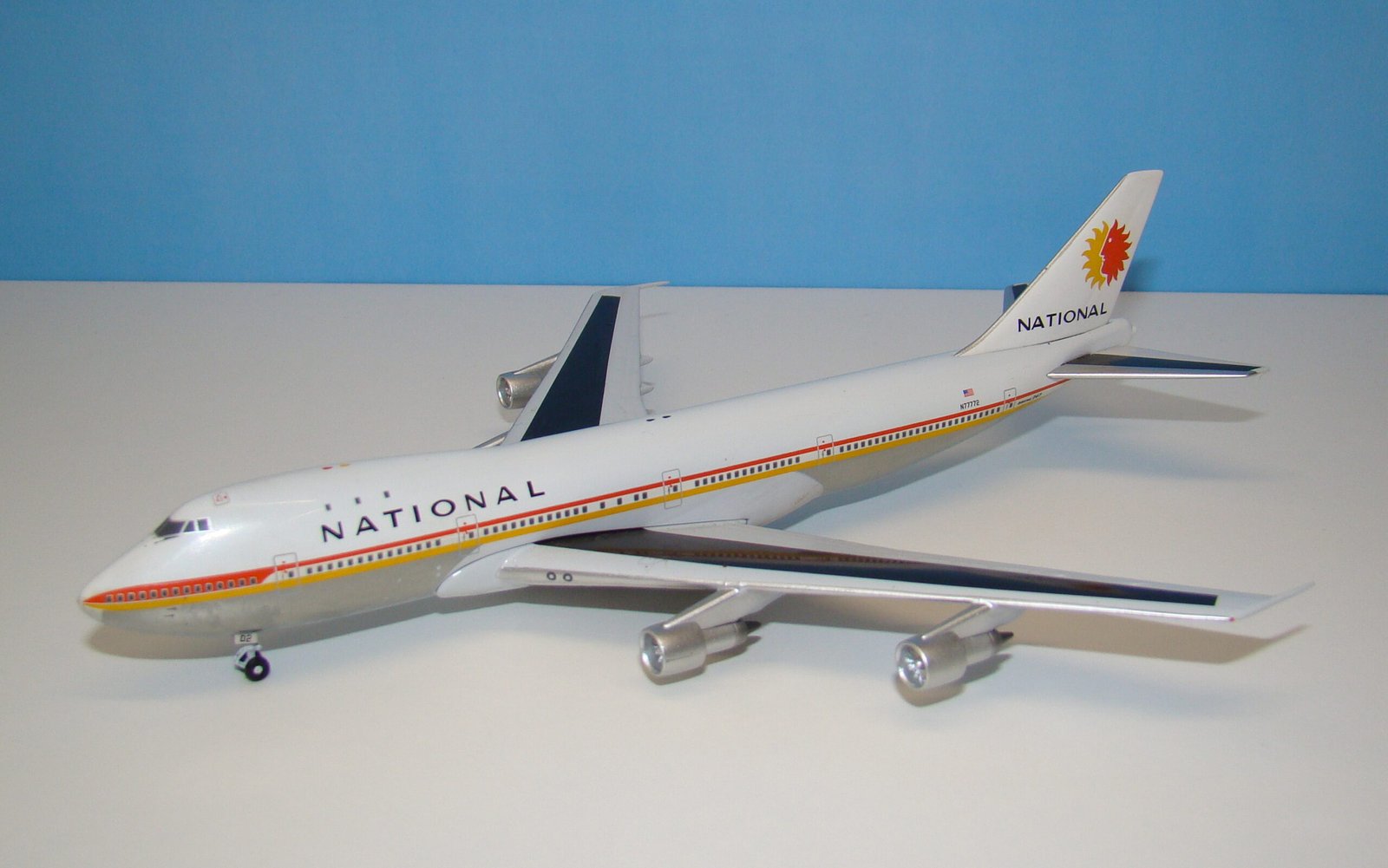 National Airlines Boeing 747-100 N77772 Aeroclassics 1:400 Scale Model Airliner