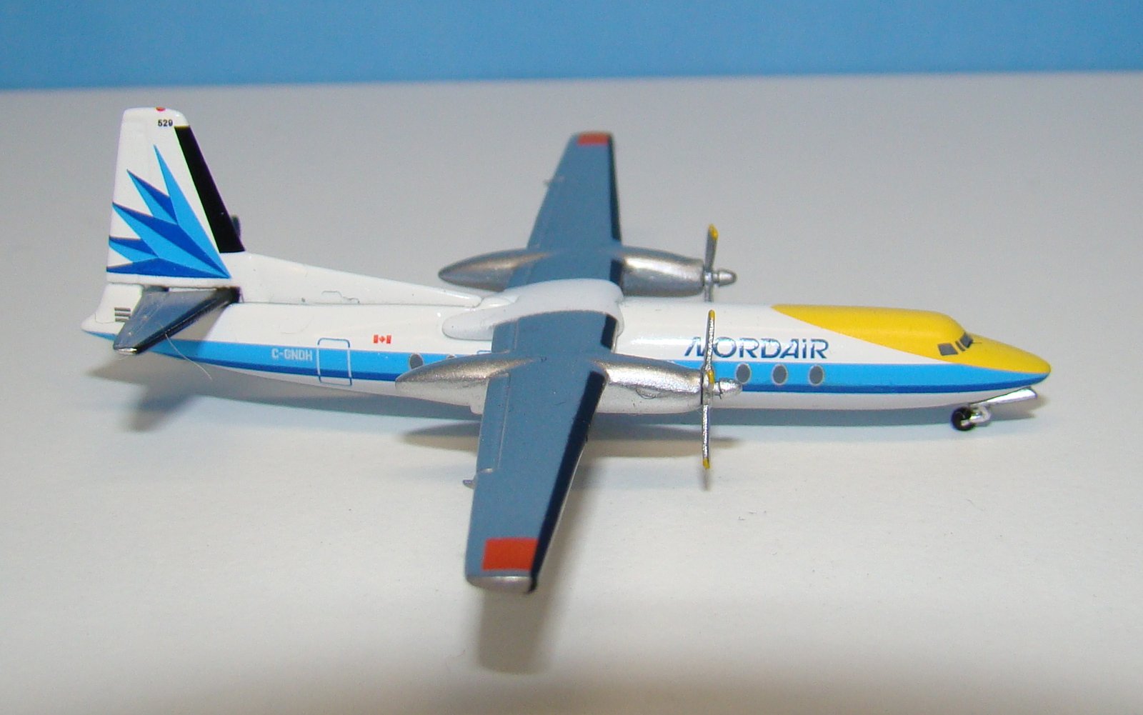 Nordair Fairchild-Hiller FH-227 C-GNDH Aeroclassics 1:400 Scale Model Airliner
