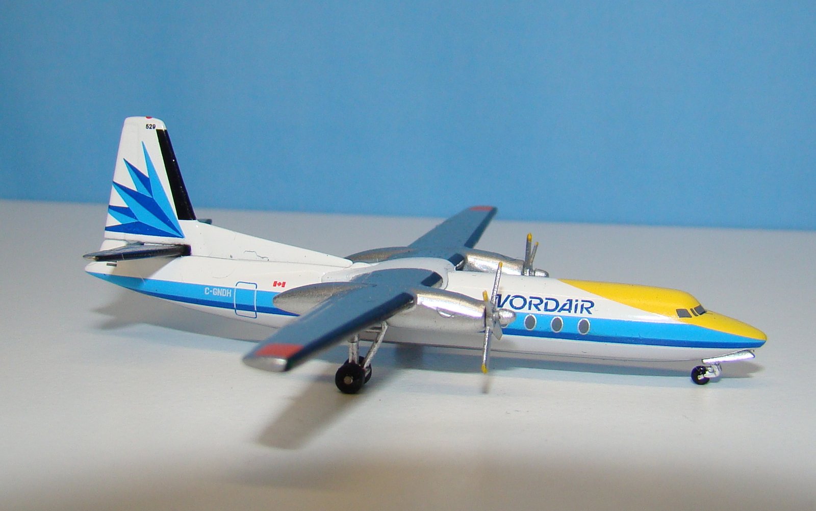 Nordair Fairchild-Hiller FH-227 C-GNDH Aeroclassics 1:400 Scale Model Airliner