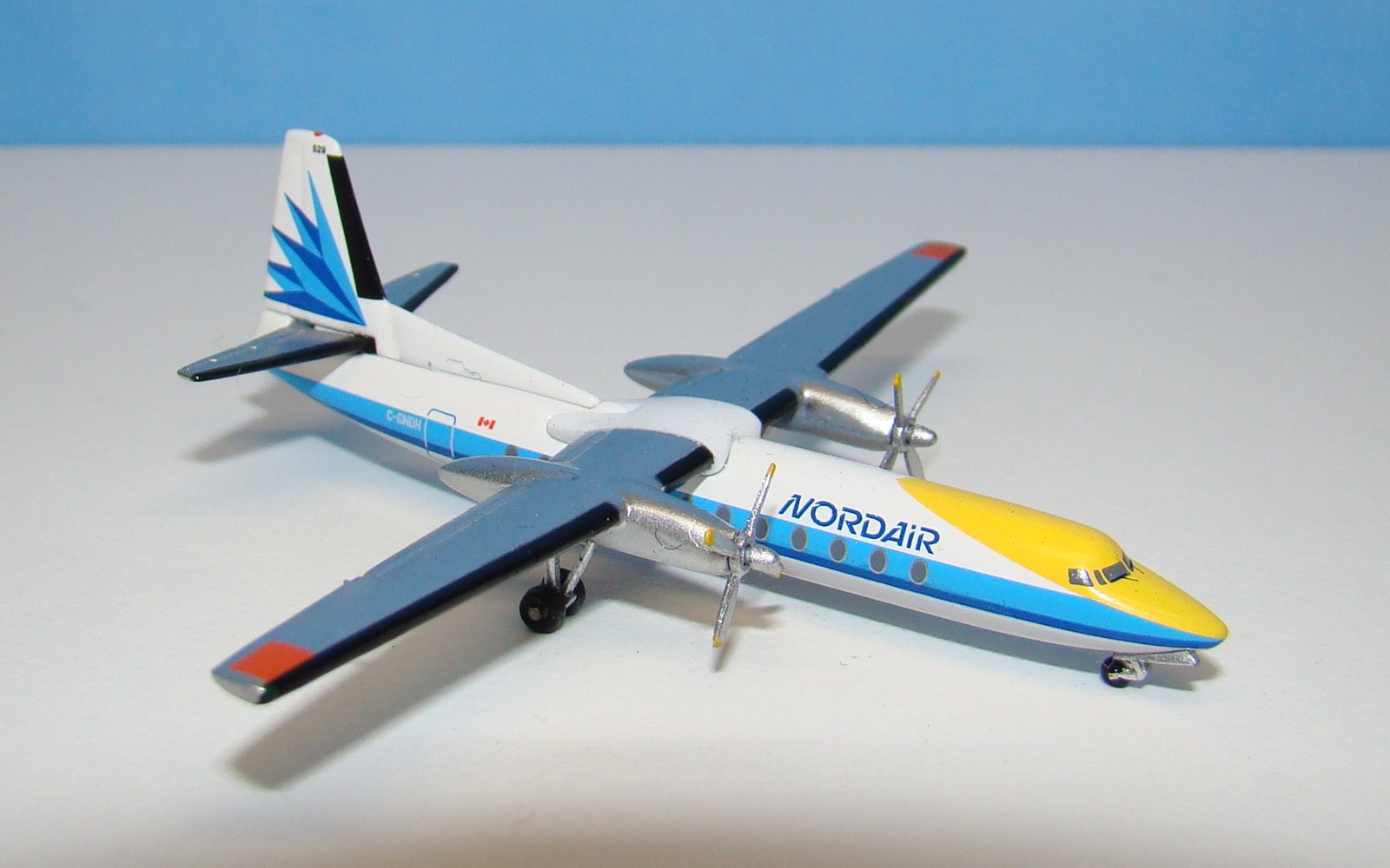 Nordair Fairchild-Hiller FH-227 C-GNDH Aeroclassics 1:400 Scale Model Airliner