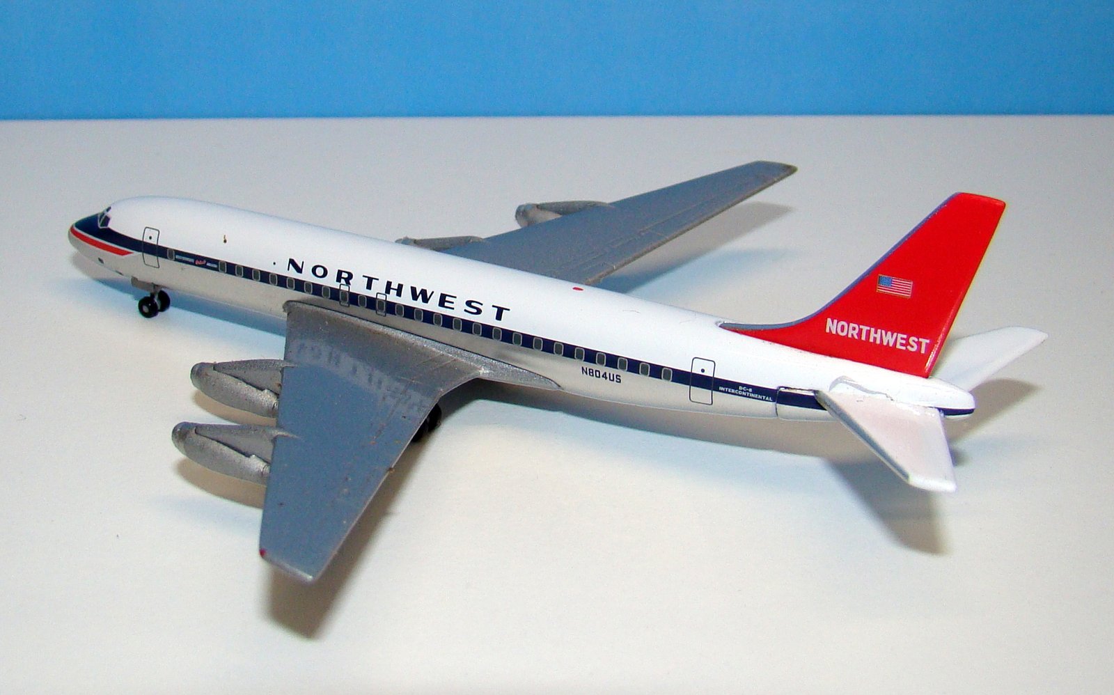 Northwest Orient Douglas DC-8-32 N804US Gemini Jets 1:400 Scale Model Airliner
