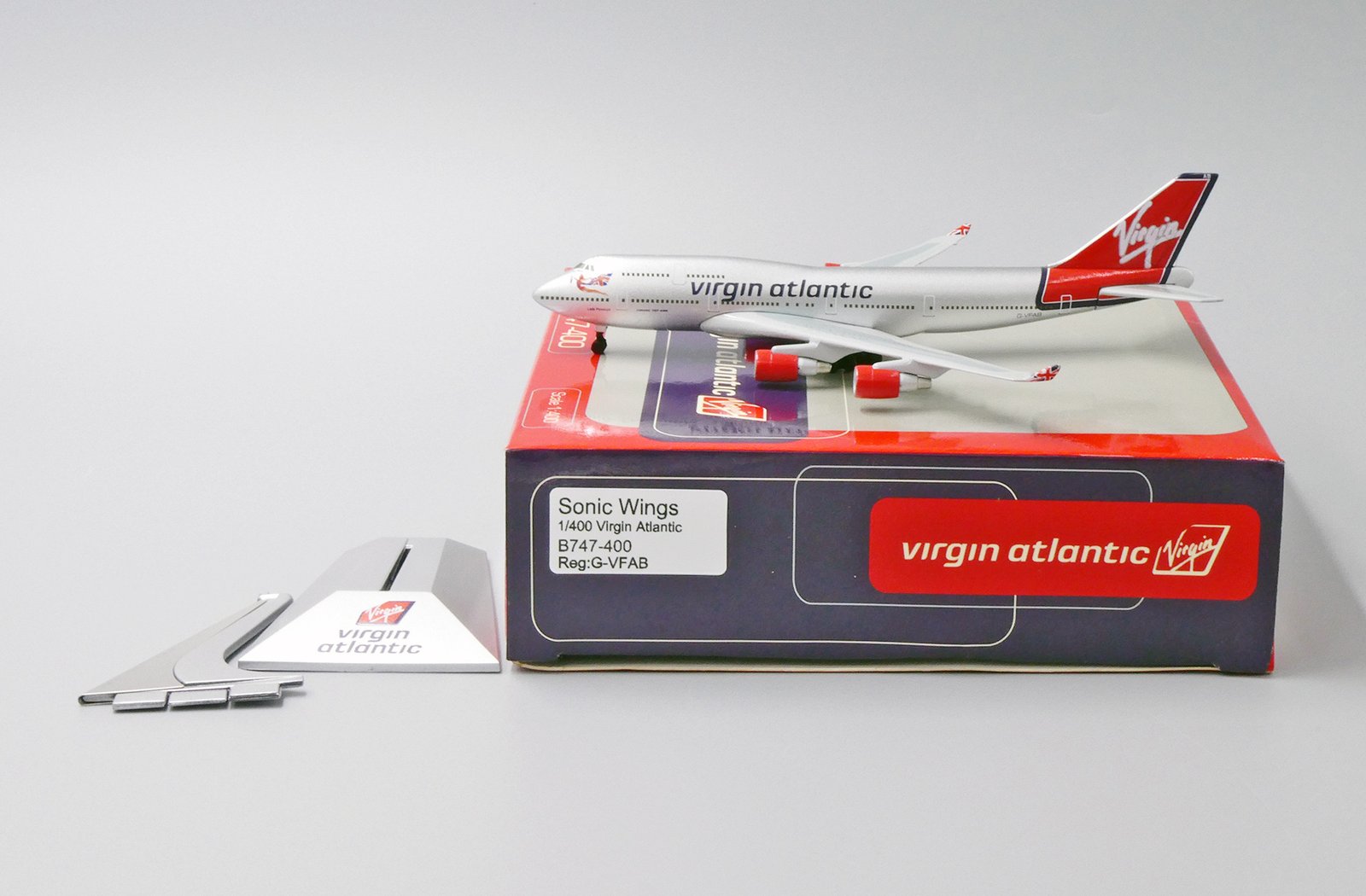 Virgin Atlantic Boeing 747-400 G-VFAB Sonic Wings 1:400 Scale