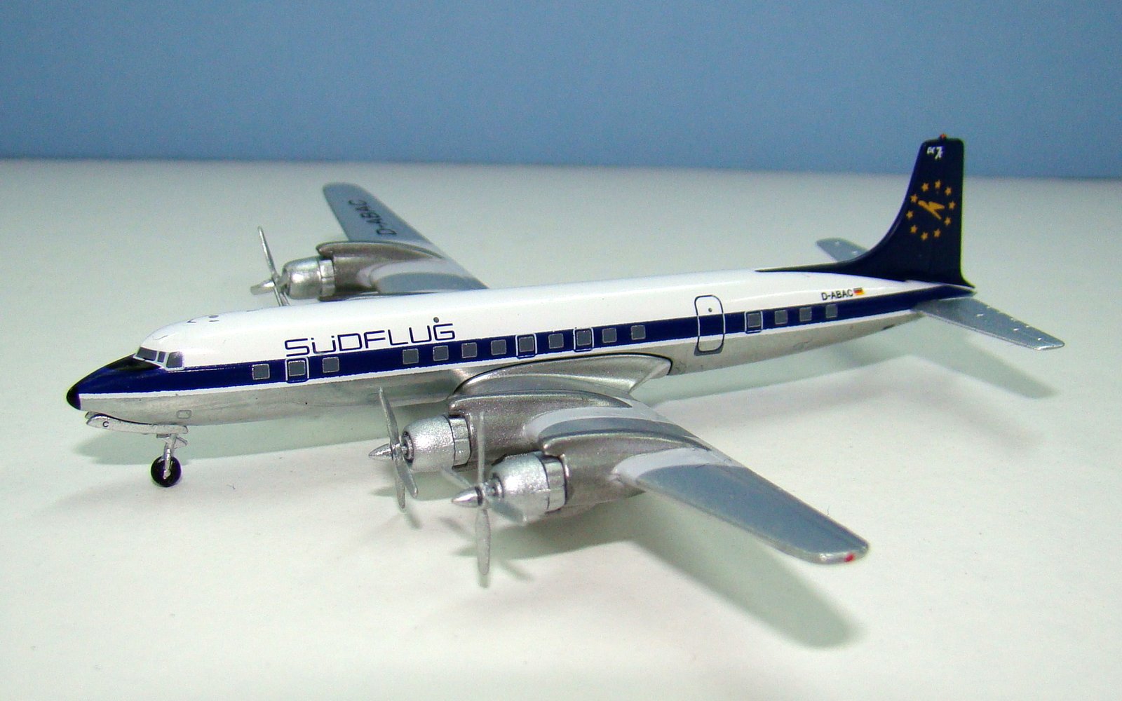 Südflug Douglas DC-7C D-ABAC Aeroclassics 1:400 Scale Model Airliner