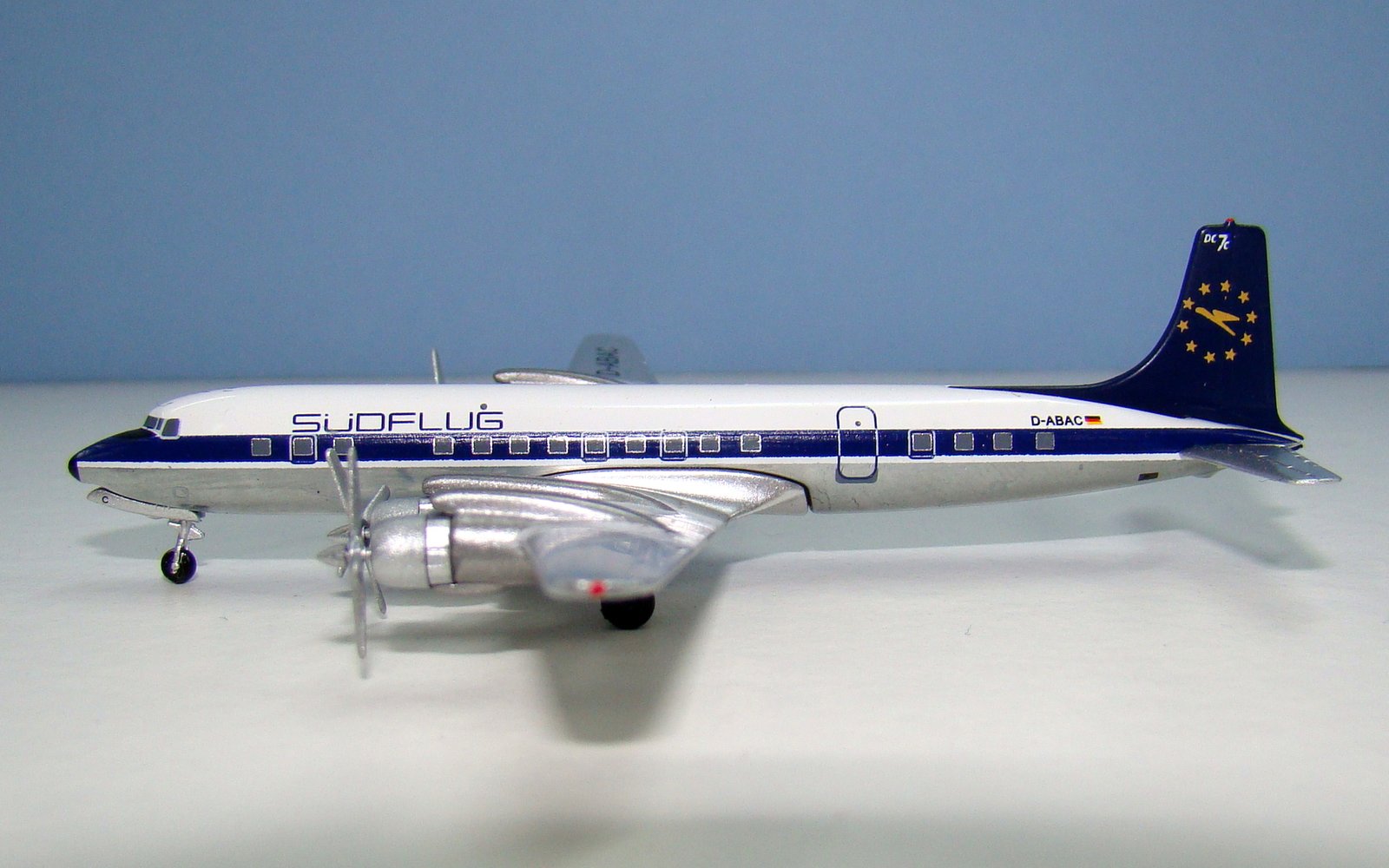 Südflug Douglas DC-7C D-ABAC Aeroclassics 1:400 Scale Model Airliner