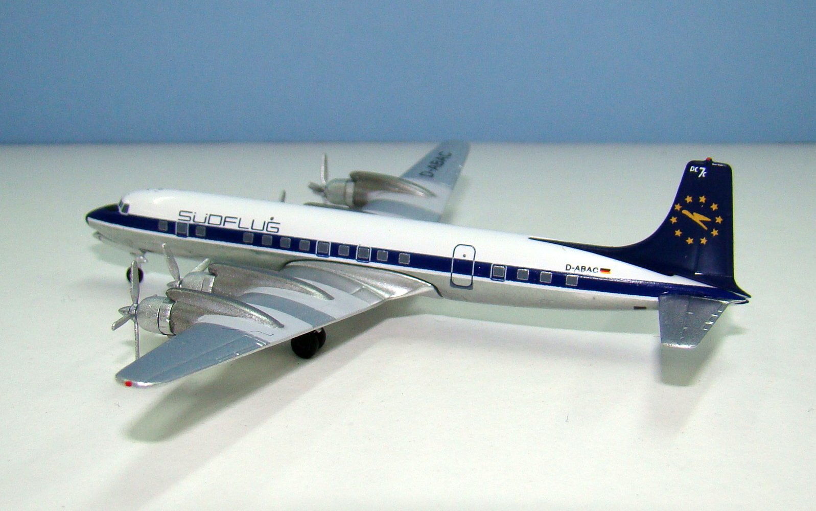Südflug Douglas DC-7C D-ABAC Aeroclassics 1:400 Scale Model Airliner