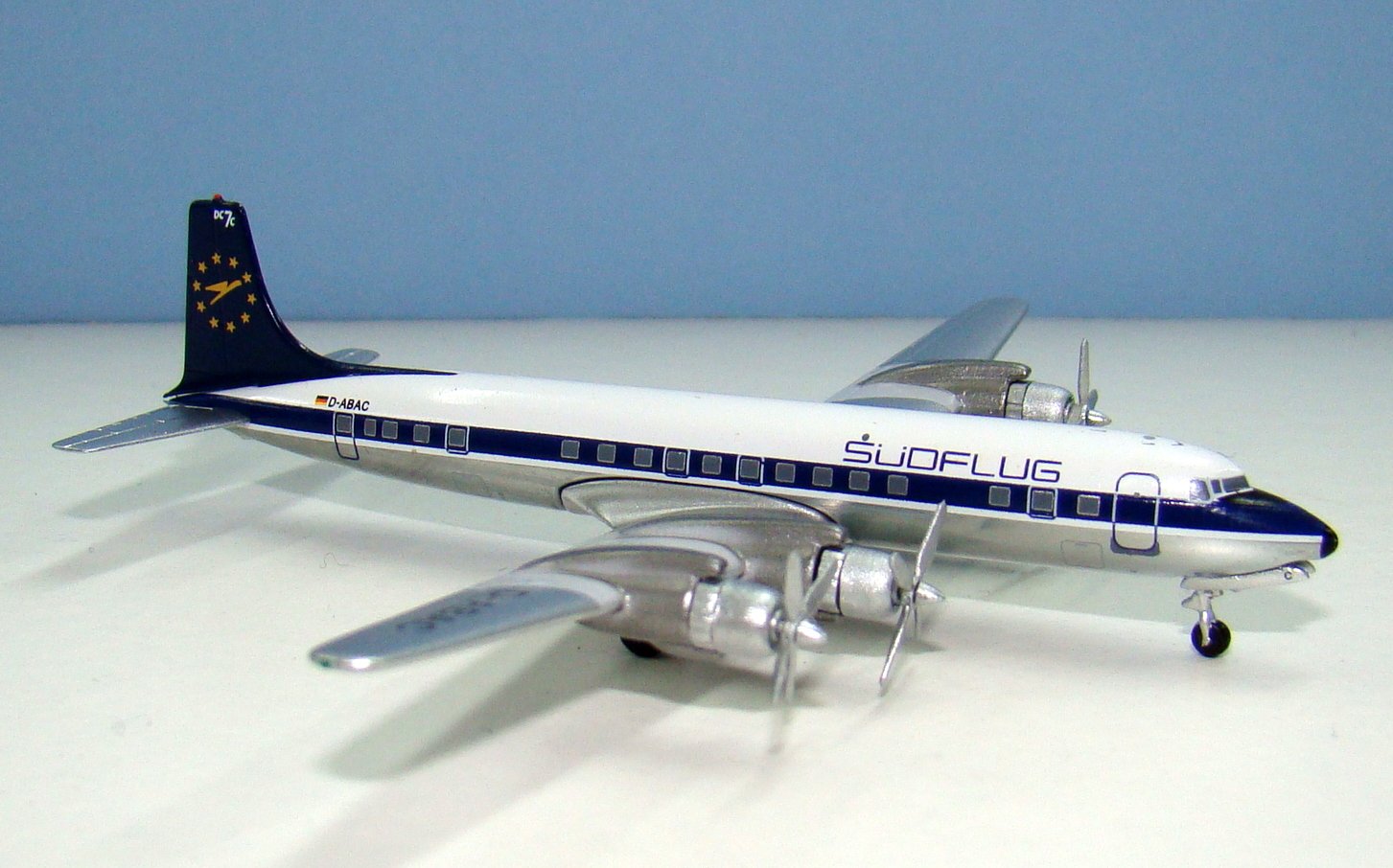 Südflug Douglas DC-7C D-ABAC Aeroclassics 1:400 Scale Model Airliner