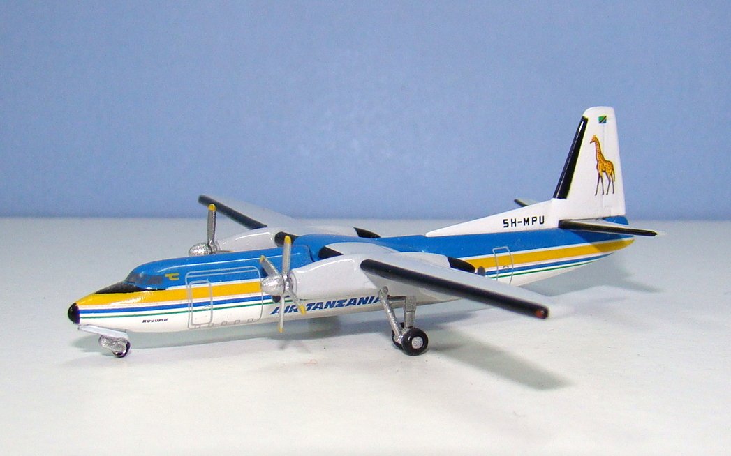 Air Tanzania Fokker F27-600 5H-MPU Aeroclassics 1:400 Scale Model Airliner