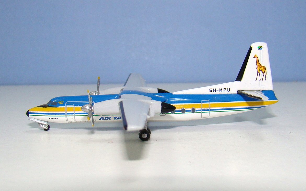 Air Tanzania Fokker F27-600 5H-MPU Aeroclassics 1:400 Scale Model Airliner
