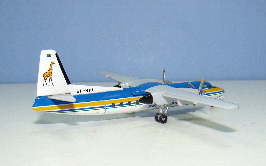 Air Tanzania Fokker F27-600 5H-MPU Aeroclassics 1:400 Scale Model Airliner