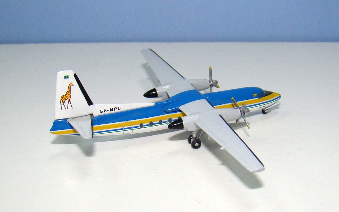 Air Tanzania Fokker F27-600 5H-MPU Aeroclassics 1:400 Scale Model Airliner