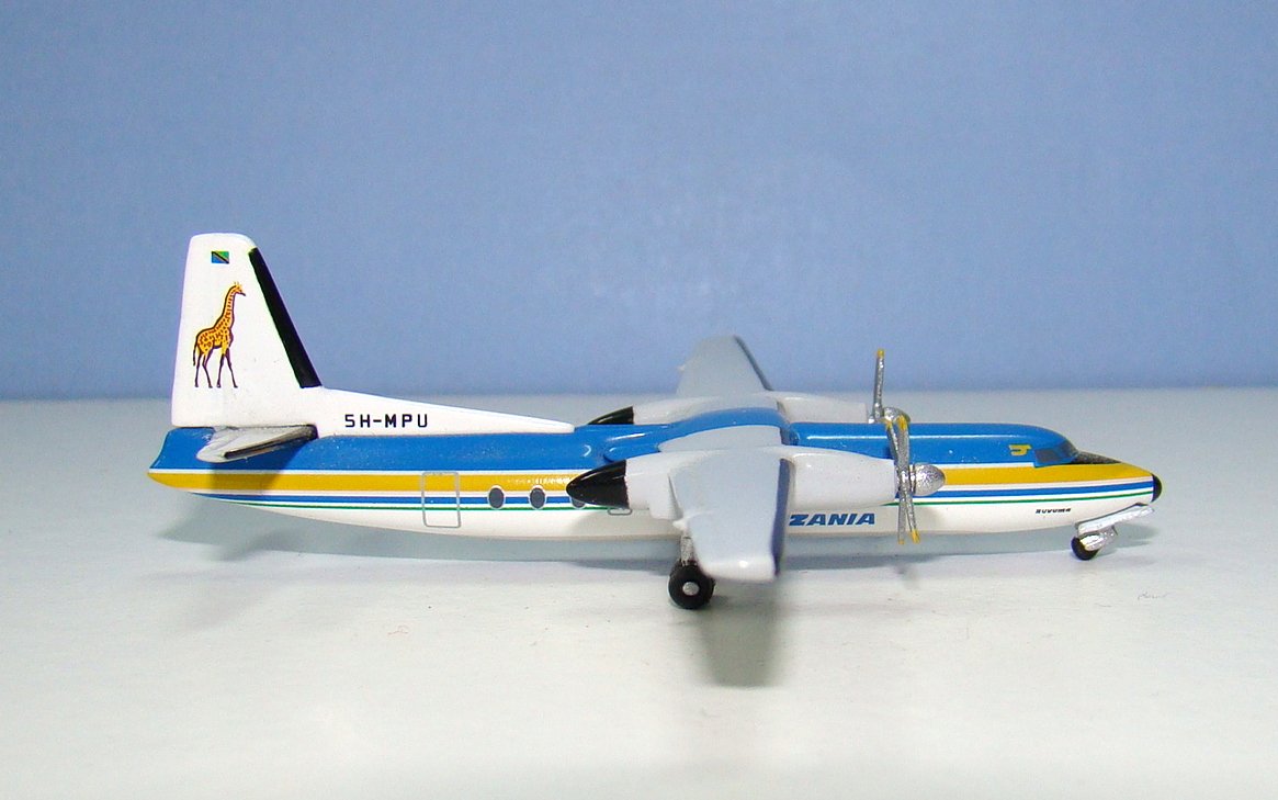 Air Tanzania Fokker F27-600 5H-MPU Aeroclassics 1:400 Scale Model Airliner