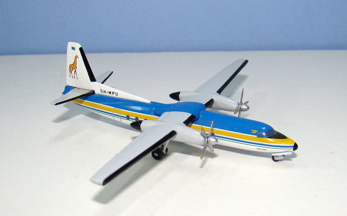 Air Tanzania Fokker F27-600 5H-MPU Aeroclassics 1:400 Scale Model Airliner