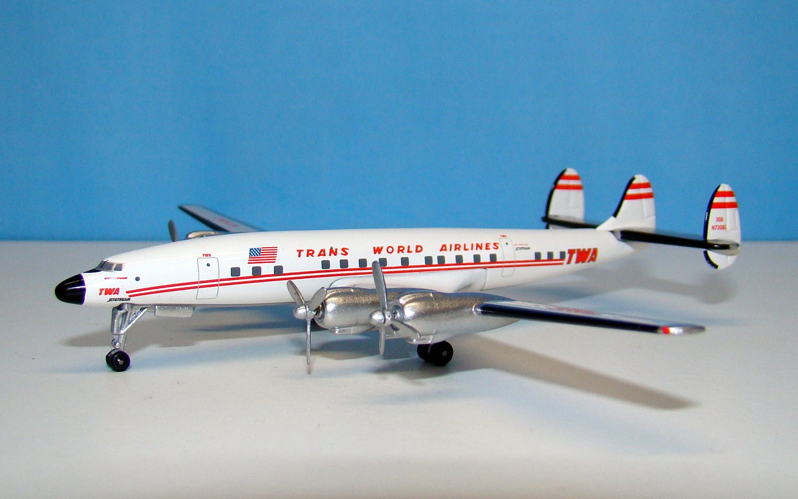 Trans World Airlines Lockheed L-1649A Starliner N7306C Aeroclassics 1:400 Scale Model Airliner
