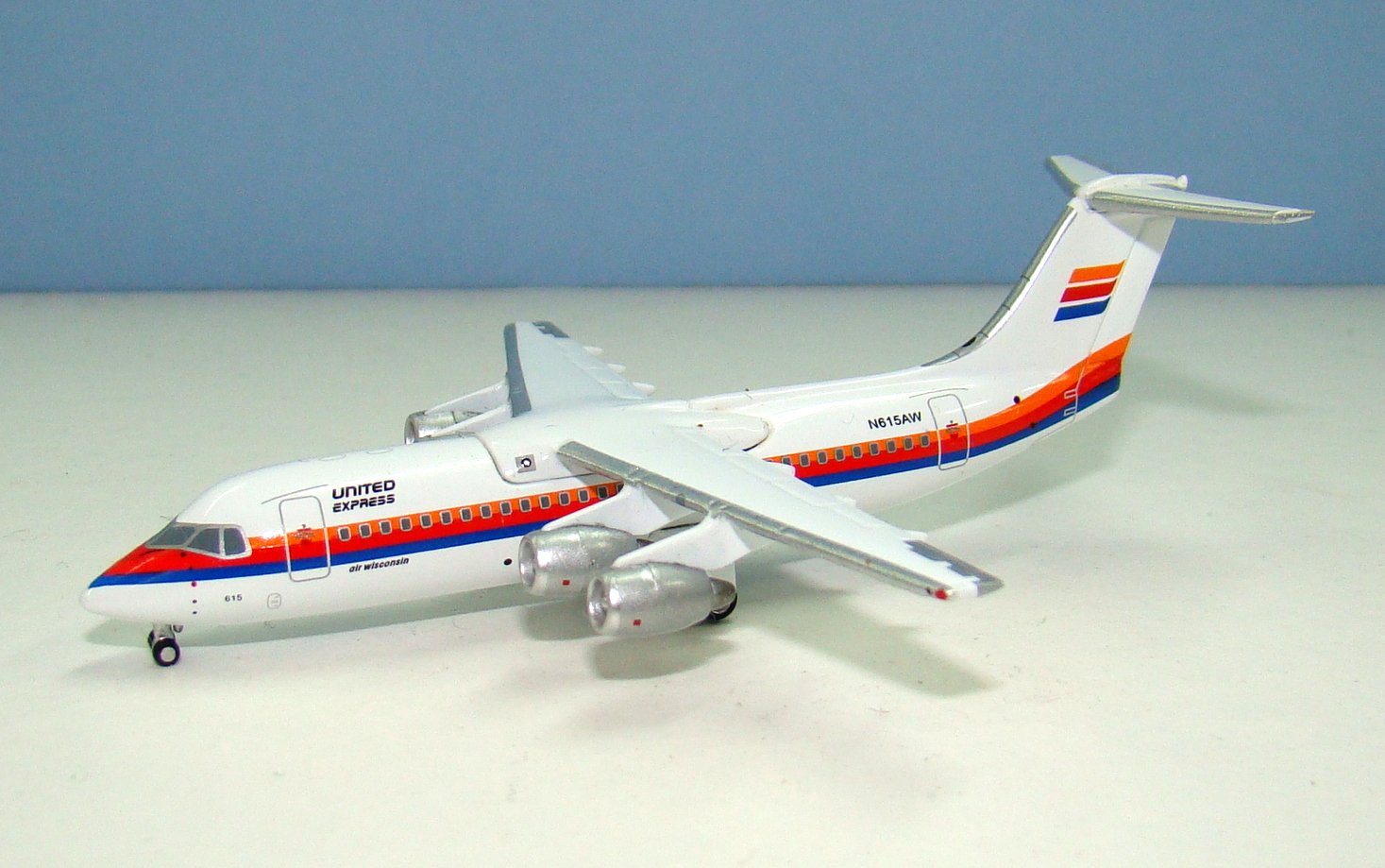 Air Wisconsin BAE 146-300 N615AW Jet-X 1:400 Scale Airliner