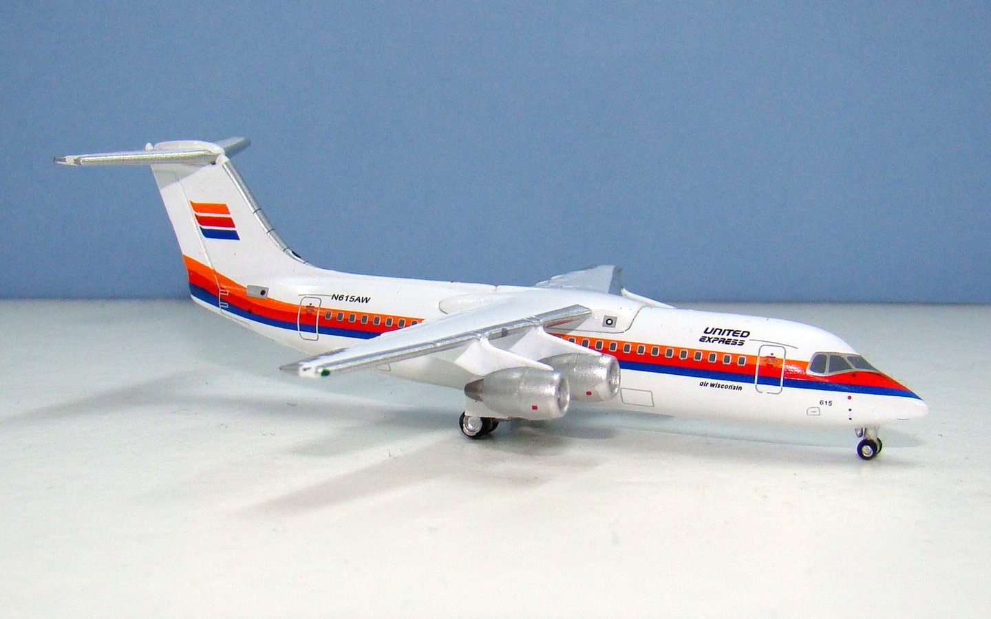 Air Wisconsin BAE 146-300 N615AW Jet-X 1:400 Scale Airliner