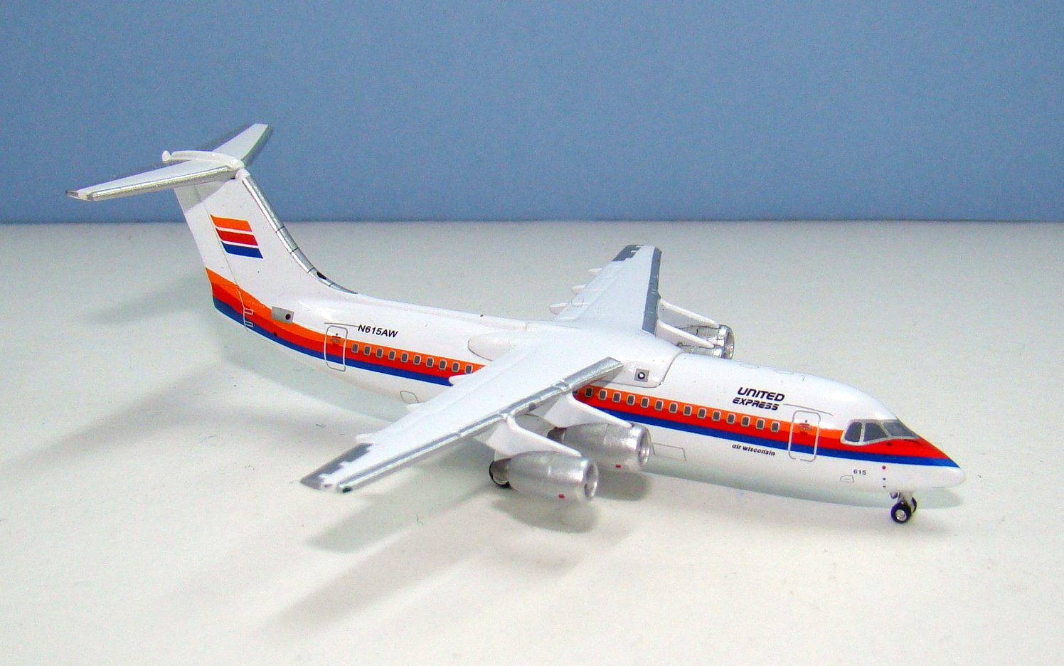Air Wisconsin BAE 146-300 N615AW Jet-X 1:400 Scale Airliner