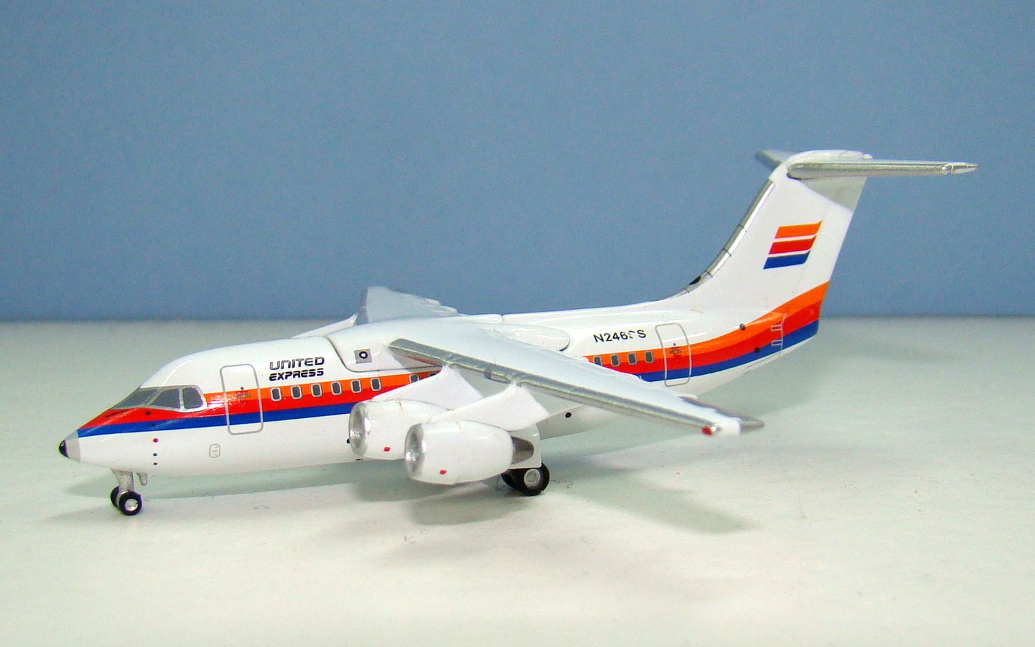 Air Wisconsin (former Aspen Airways) BAE 146-100 N246SS Jet-X 1:400 Scale Airliner
