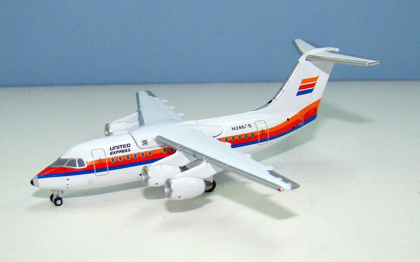Air Wisconsin (former Aspen Airways) BAE 146-100 N246SS Jet-X 1:400 Scale Airliner