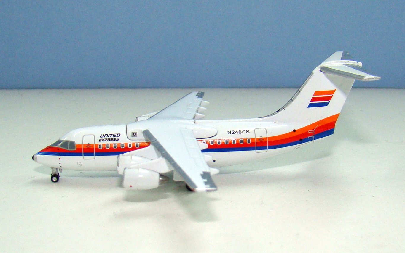 Air Wisconsin (former Aspen Airways) BAE 146-100 N246SS Jet-X 1:400 Scale Airliner
