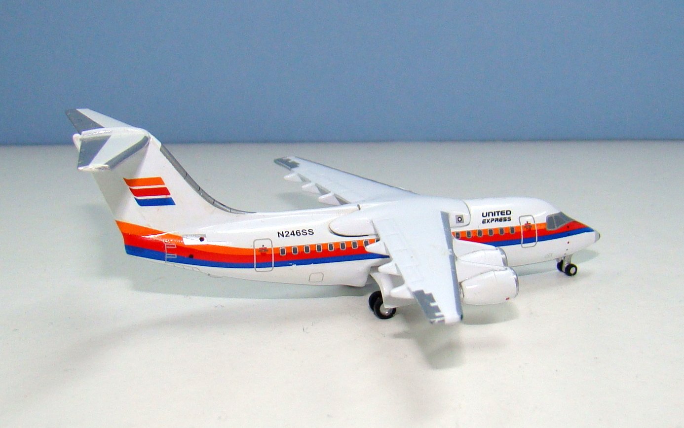Air Wisconsin (former Aspen Airways) BAE 146-100 N246SS Jet-X 1:400 Scale Airliner