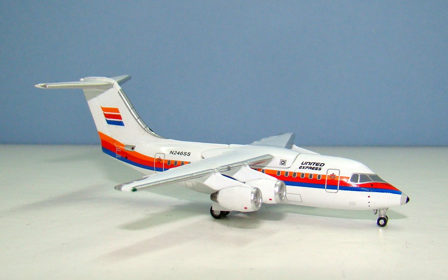 Air Wisconsin (former Aspen Airways) BAE 146-100 N246SS Jet-X 1:400 Scale Airliner