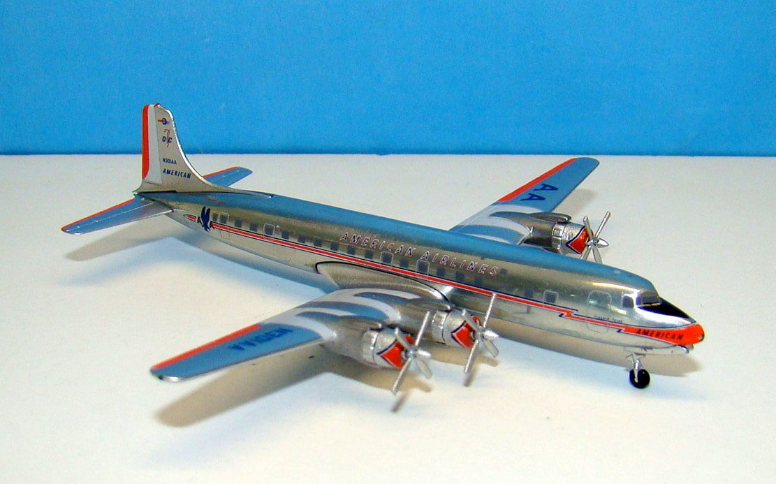 American Airlines Douglas DC-7 Aeroclassics 1:400 Scale Airliner