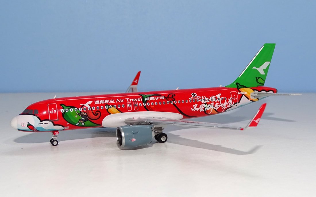 Air Travel Airbus A321neo B-30EH 'Spicy Girls of Hunan' by NG Models 1:400 scale
