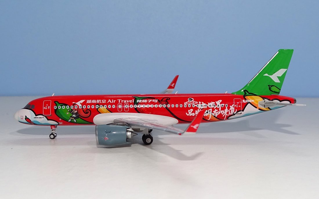 Air Travel Airbus A321neo B-30EH 'Spicy Girls of Hunan' by NG Models 1:400 scale
