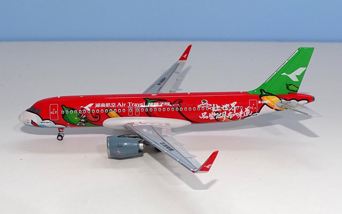 Air Travel Airbus A321neo B-30EH 'Spicy Girls of Hunan' by NG Models 1:400 scale