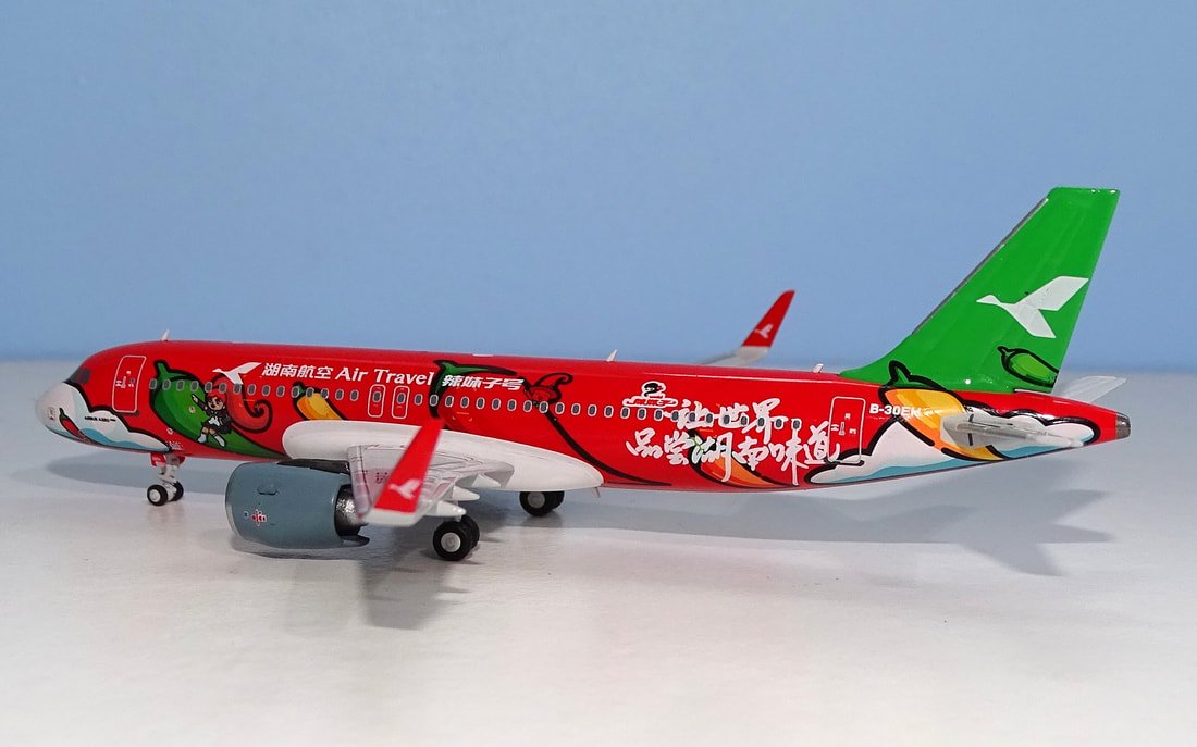 Air Travel Airbus A321neo B-30EH 'Spicy Girls of Hunan' by NG Models 1:400 scale